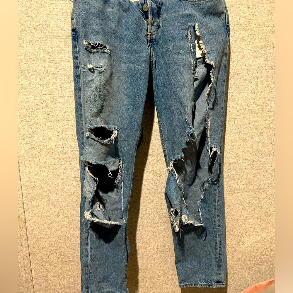 Low Waist Boyfriend Jeans